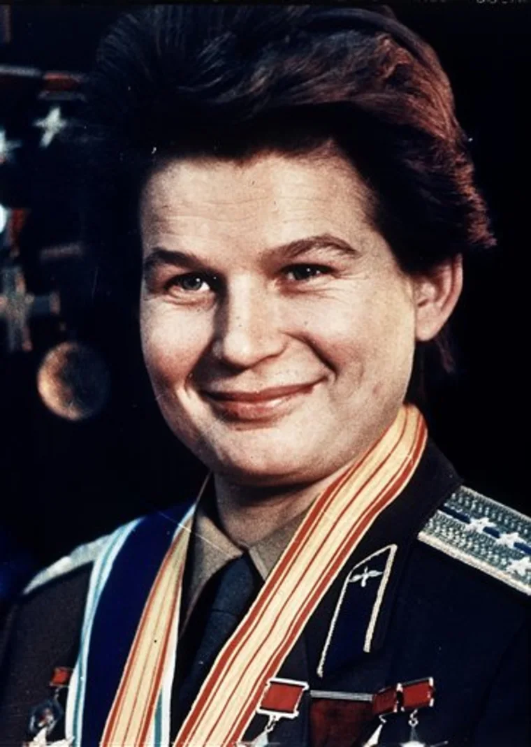 Valentina Tereshkova in uniform